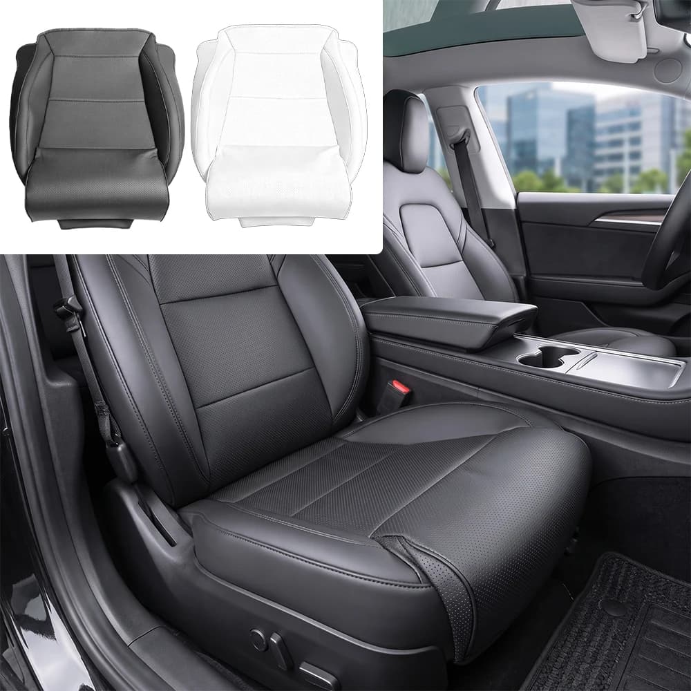 For Tesla Model Y Juniper Car Front Seat Cushion Leg Support Extension Seat Cover Pad Memory Foam Cushion Interior Accessories