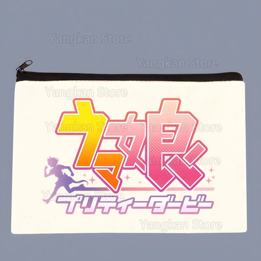 Borsa Umamusume, borsa da viaggio, borsa portaoggetti in tela, borsa portaoggetti per piccoli oggetti, borsa portaoggetti per regali di Natale
