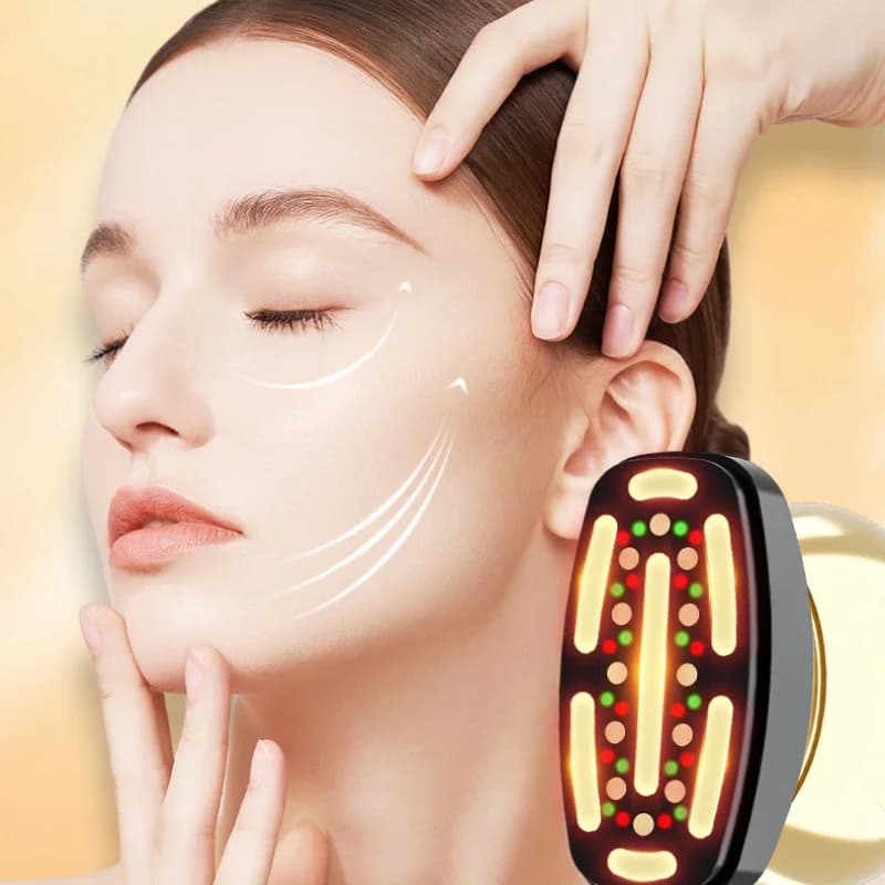 Pistola per collagene domestica portatile RF Rafforzamento della pelle Lifting Attrezzatura per il viso di bellezza - Dispositivo per la cura della pelle domestica per il rafforzamento del viso