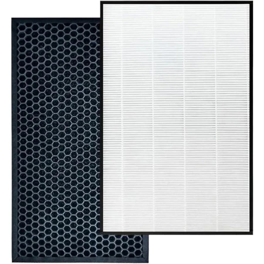 Sostituzione purificatore d'aria per filtro HEPA e filtro a carbone attivo compatibile per Hitachi EP-A6000 EP-A7000 EP-A8000 EP-M7200
