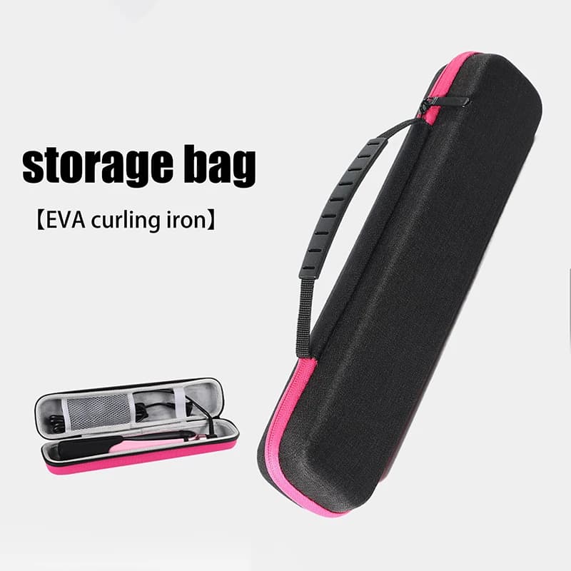 Cover bag for hair plate, iron case for hair curler, EVA bag, travel bag for hair curling, waterproof and shockproof
