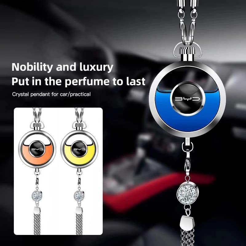 Car Perfume Pendant Air Freshener Diffuser Deodorant Aromatherapy for BYD EV Sealed Dolphin DM-i ATTO 3 Qin Pro Tang Yuansuo