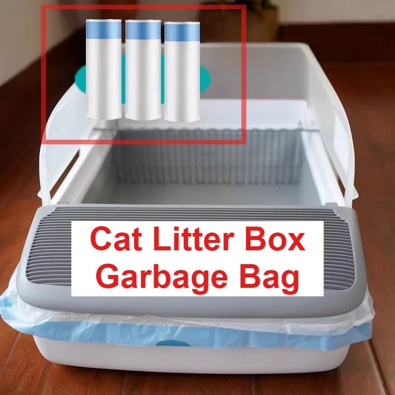 Automatic Cat Litter Accessories Box Garbage Bag Cat Snadbox Bag Pet Cats Toilet Accessory Drawstring Garbage Bags Pets Supplies