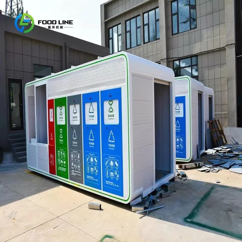 Smart personalizzato con sensori Contenitore per smistamento rifiuti automatizzato Bidone per riciclaggio intelligente Contenitori per rifiuti esterni resistenti