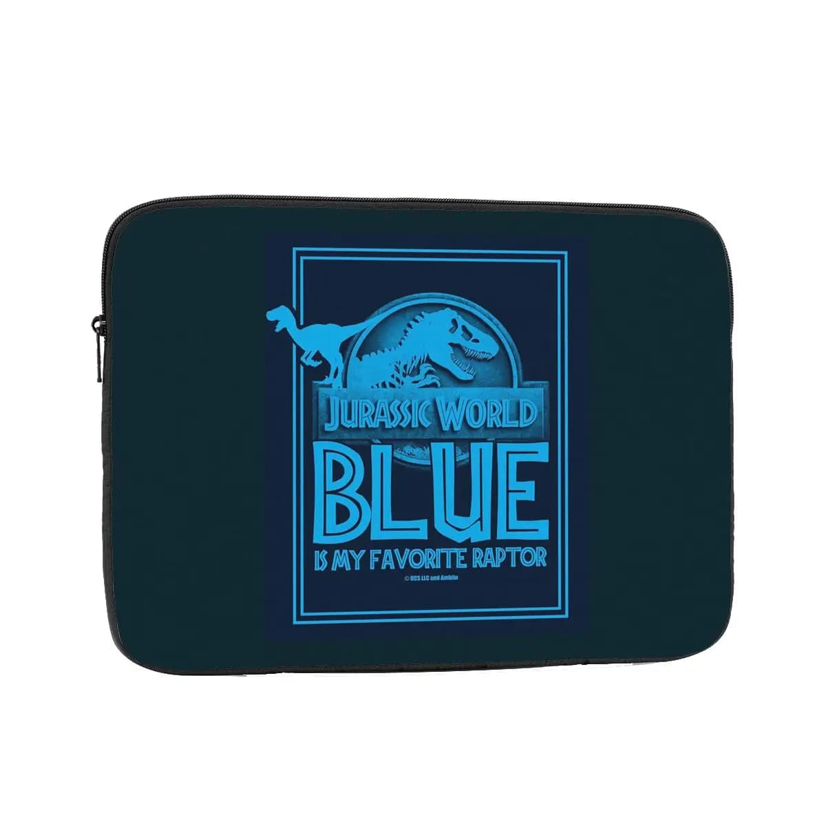Jurassic World - Blue Is My Favorite Raptor Custodia protettiva per laptop Borsa per notebook Custodia antiurto per tablet