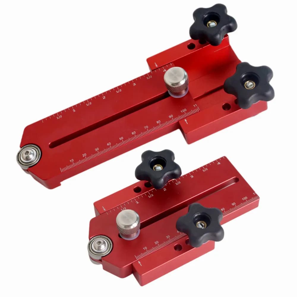Woodworking Table Saw Fast Cutting Safety Stock Guide Workbench T Track Feather Board Adjustable Positioning and Fixing Tool