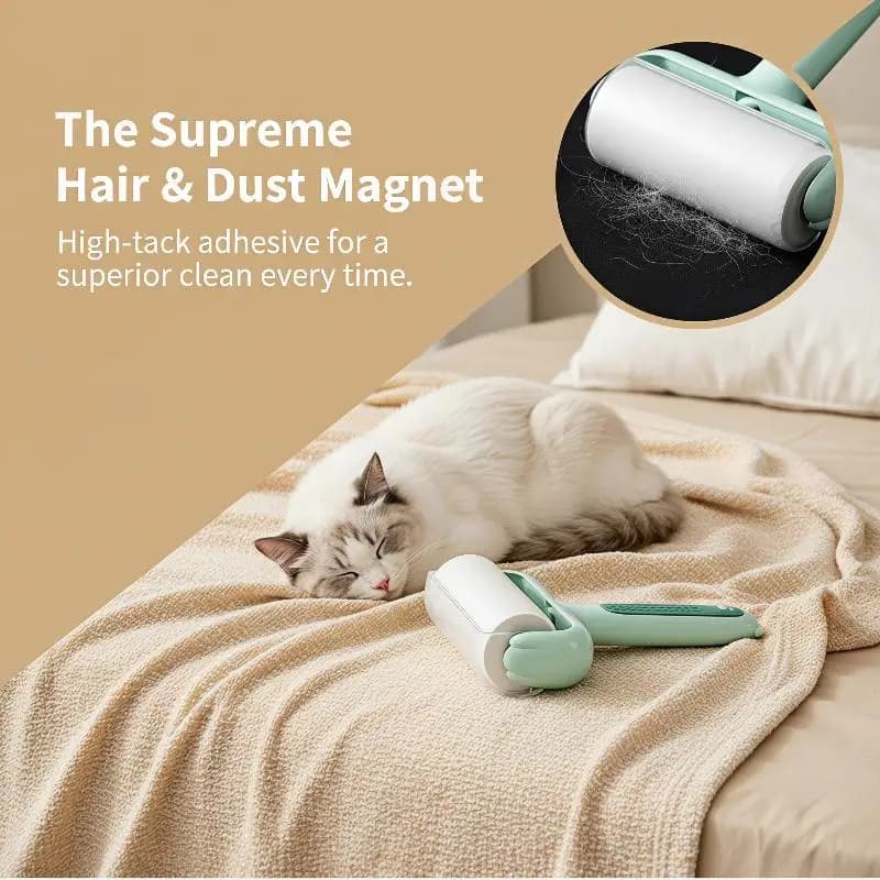 New Pet Hair Lint Roller Extra Strong Stickiness 10cm Widened Design Removes Cat Dog Fur From Clothes Carpet Car Seats