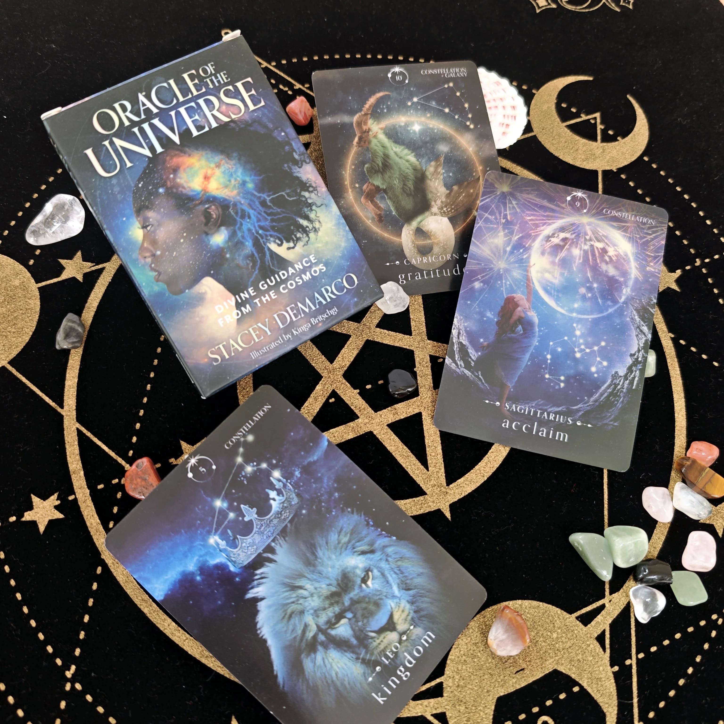 Oracle of the Universe Carta di intrattenimento per il tempo libero Raccolta di famiglia Mazzo di divinazione Gioco di carte da gioco con tarocchi