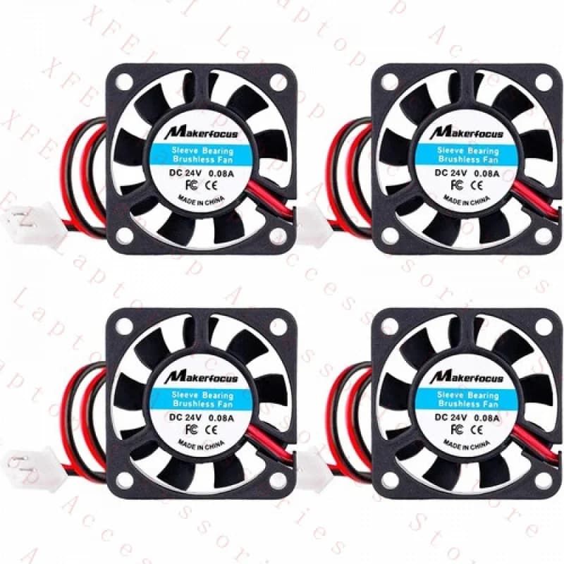 F 4 pieces 24 V 40 mm CC Fan with cooling case 4010 40x40x10 mm Mini silent 3D printer 2 pin