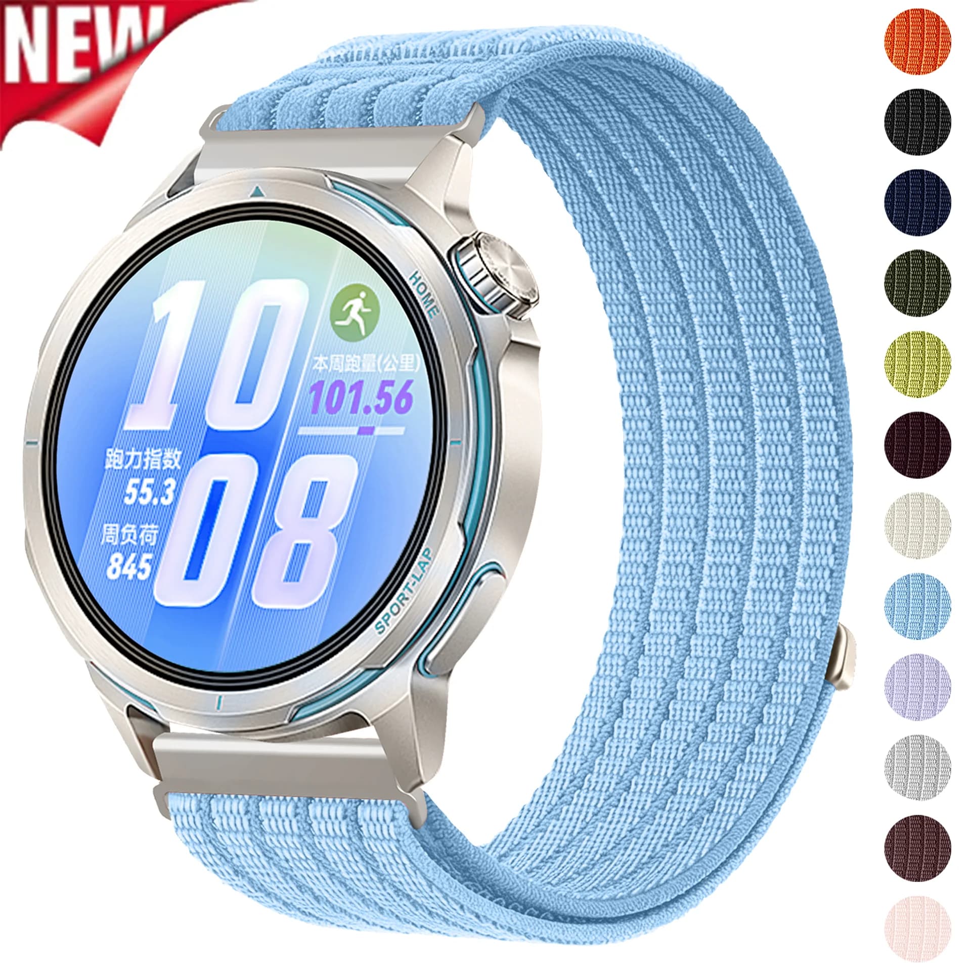 18/20/22mm Nylon Strap For Huawei Watch GT Runner 2/GT6 Pro GT5 Pro GT 6 5 4 41mm 46mm WatchBand GT3 2 42mm Sport Soft Wristband