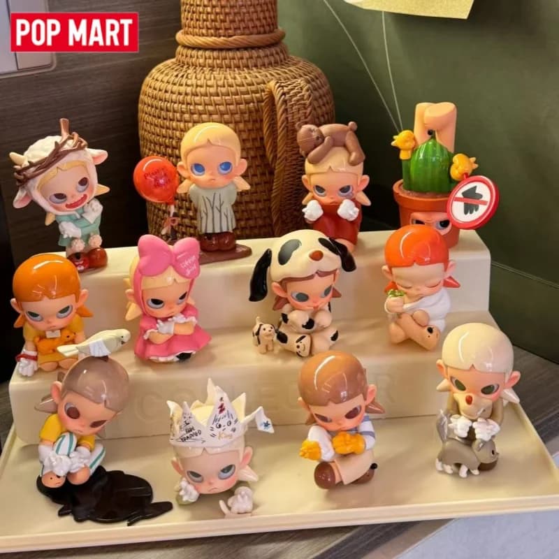 POPMART Zsiga Let It Be Series Blind Box Guess Bag Desktop Decoration Blind Bag Toys Anime Figure Cute Model Gift Girl