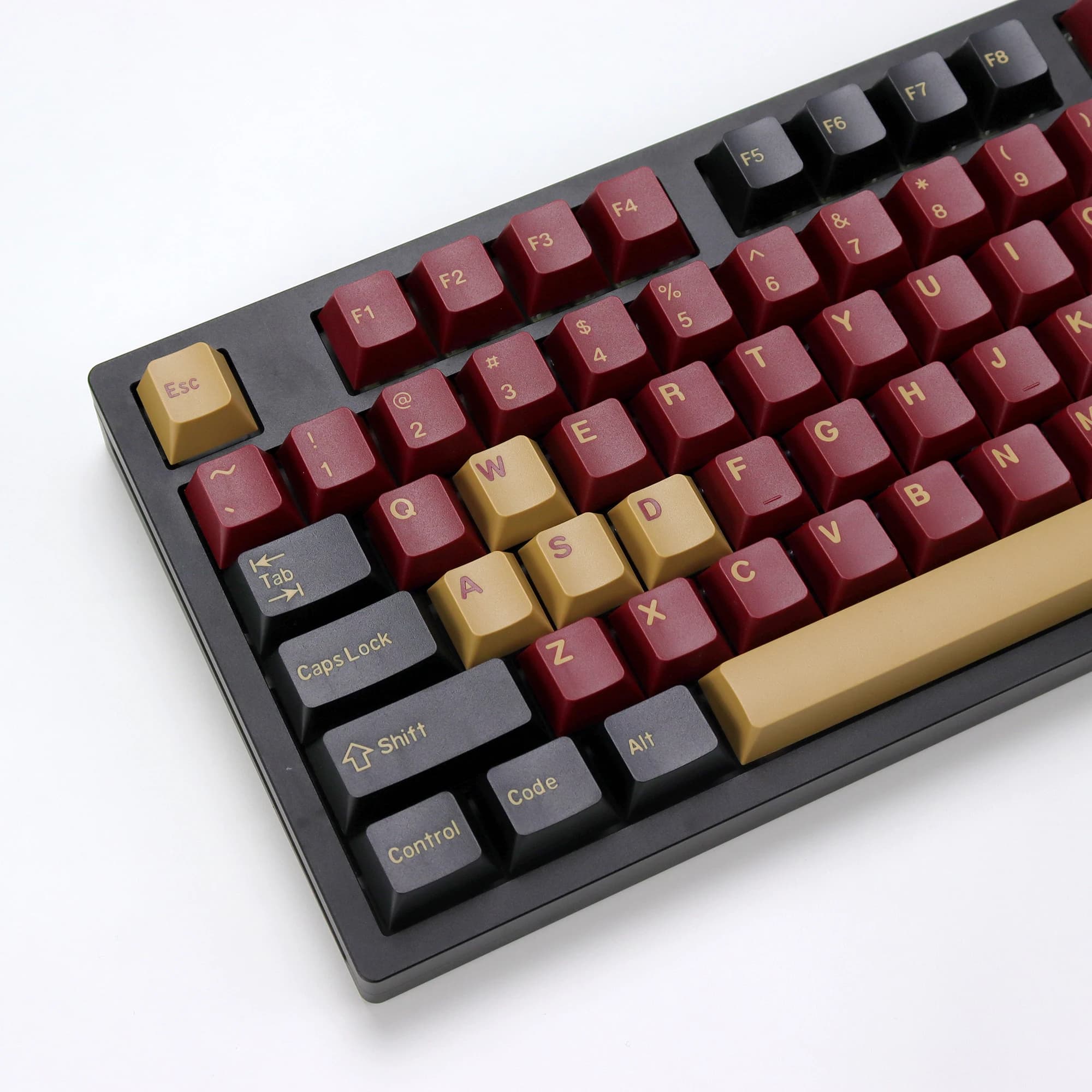 KBDiy GMK Red Samurai Keycap Cherry Profilo Double Shot PBT ISO Keycaps per Gamer Kit tastiera meccanica Punto di gioco Key Cap