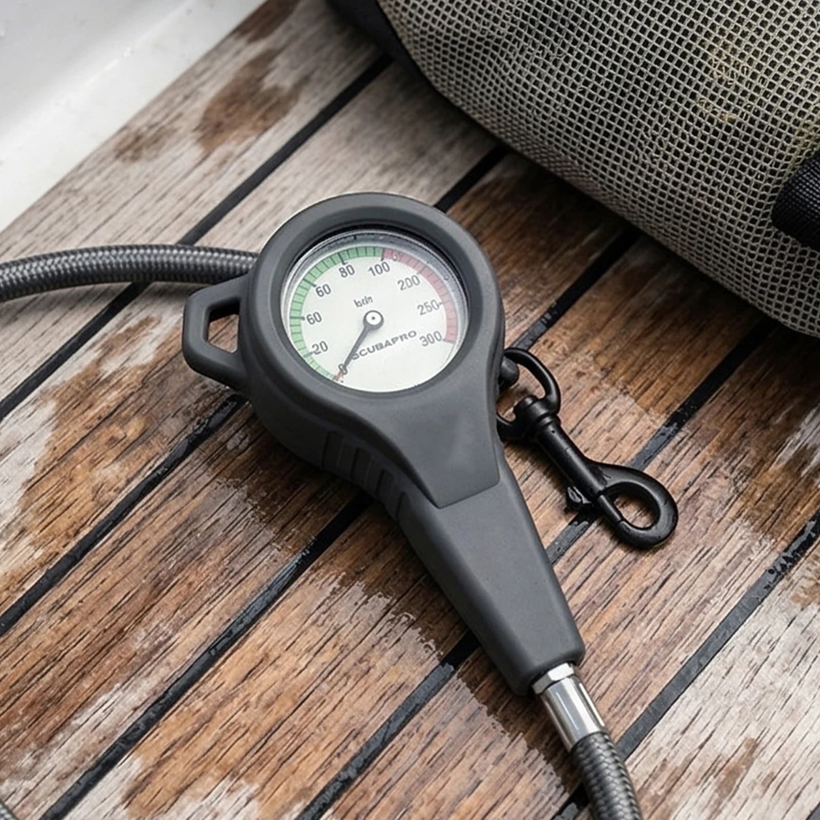 Underwater Pressure Gauge Protection with Hook Hole, Anti-Graffio Protective Cover for Diving Pressure Gauge