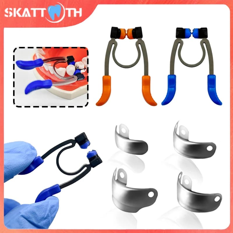 Fasce per matrice dentale Anello di serraggio per sistema di matrice sezionale dentale R5 2.0 Anello di serraggio in nichel titanio Materiale per dentista medio/piccolo