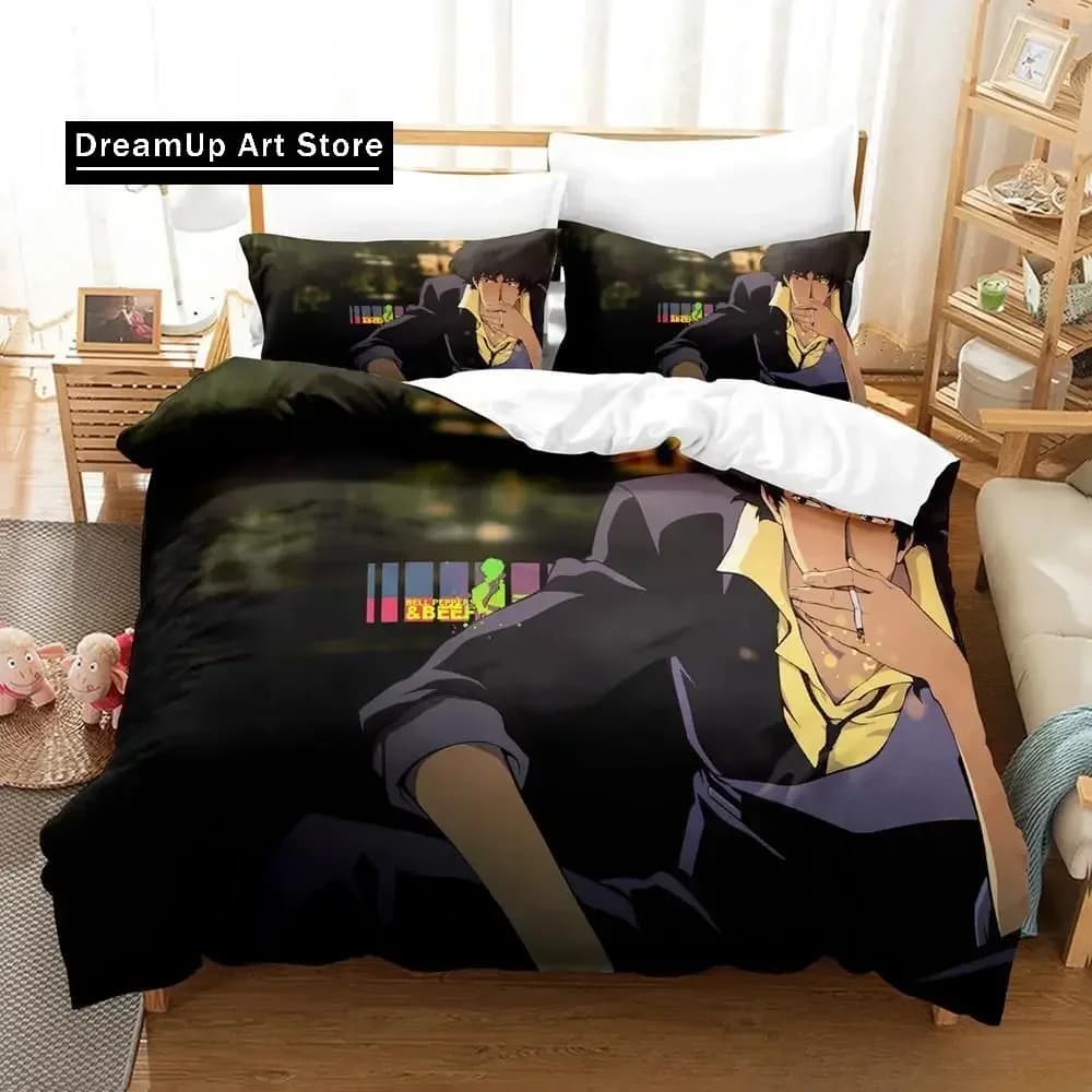 New Cowboy Bebop Bedding Set Single Twin Full Queen King Size Bed Set Adult Kid Bedroom Duvet cover Sets 3D Game Bed Sheet Set