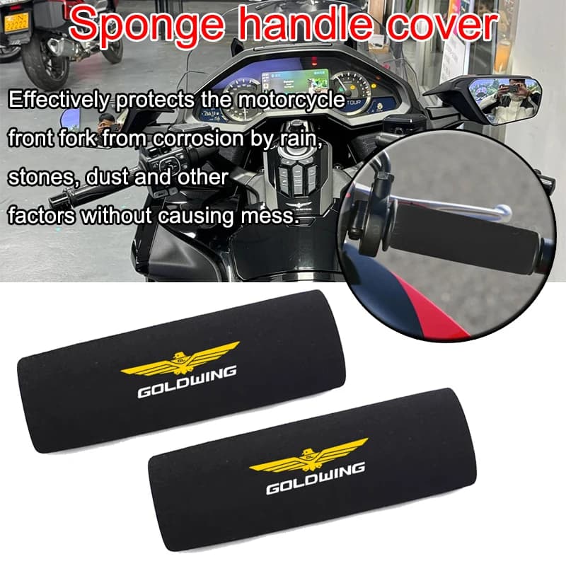 For Honda GoldWing 1800 GL1800 Gold Wing GL1500 CT125 CB125 Motorcycle Handle Anti Slip Cover Soft Sponge Grip Handle Protector