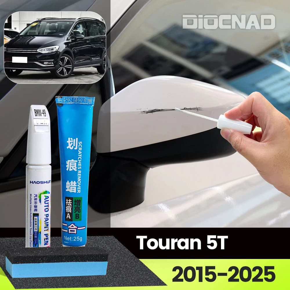 Per VW Touran 5T MK2 2015-2025 2016 2017 2018 2019 2020 Vernice per auto Penna Cura della vernice Riparazione graffi Pittura a cera Rimozione graffi