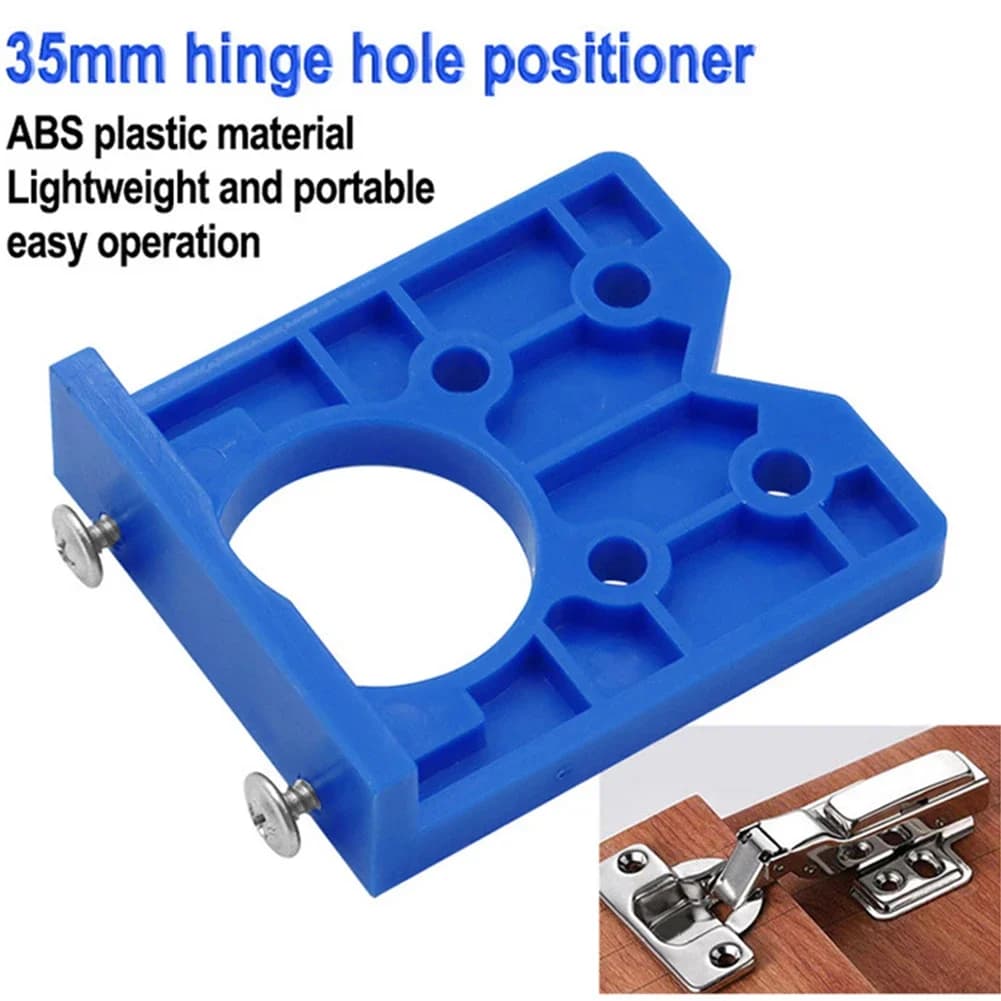 Hinge Hole Guide Locator Locator Opener Woodworking Hinge Jig 35mm Concealed Door Drill Guide Locator Drilling