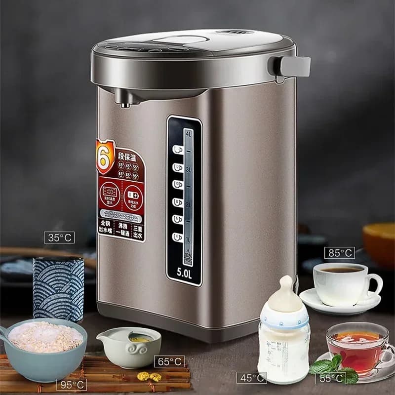 Joyoung 220V electric kettle for domestic use, six thermal insulation sections, 304 stainless steel, on special offer.