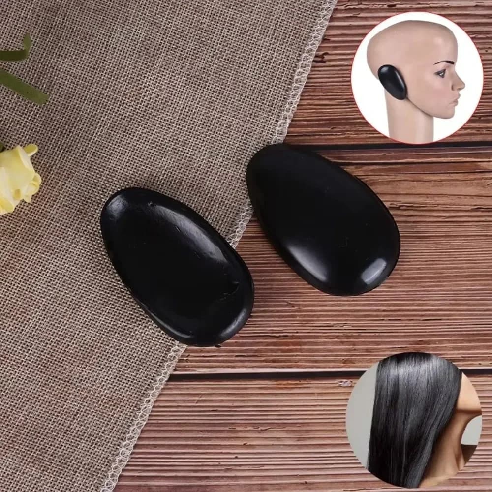 2 Pieces Covers Plastic Earrings for Tincture Hair, Waterproof, Reusable, Tincture Protection, Bathroom Accessories and Hairdresser