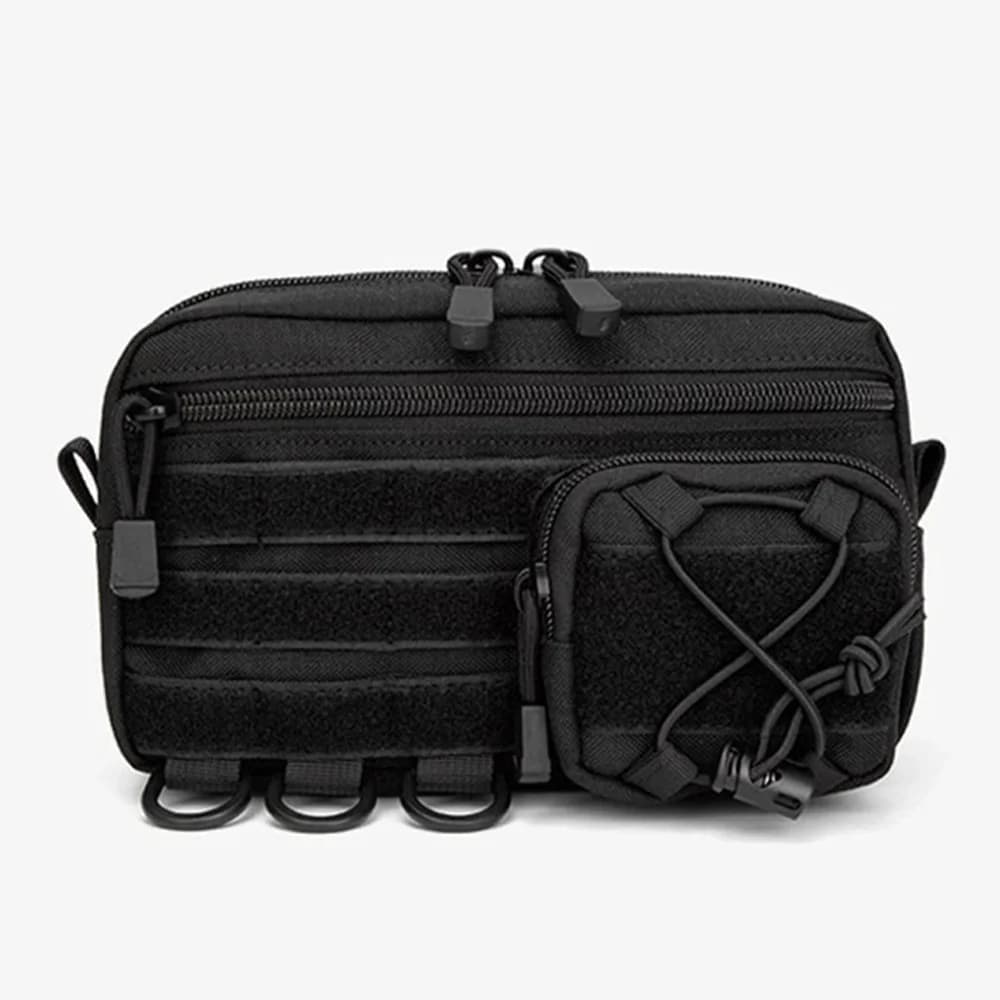 Molle Tactical Waist Bag Men Multifunctional Fanny Pack Outdoor Hip Belt Bag Portable Phone Pouch for Camping Climbing Hiking