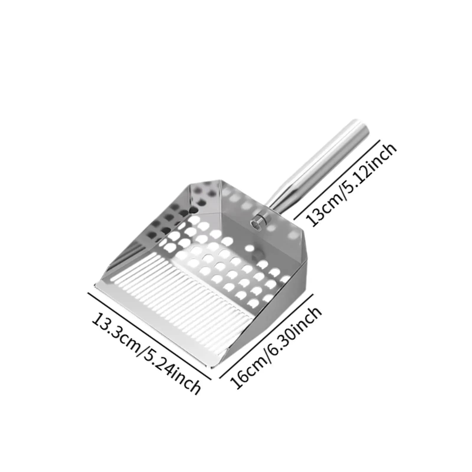Beach Shovel Sturdy Multipurpose Beachcombing Scoop Comfortable Handle Sand Scoop Dipper Clam Digging Sand Sifter Sifting Tool