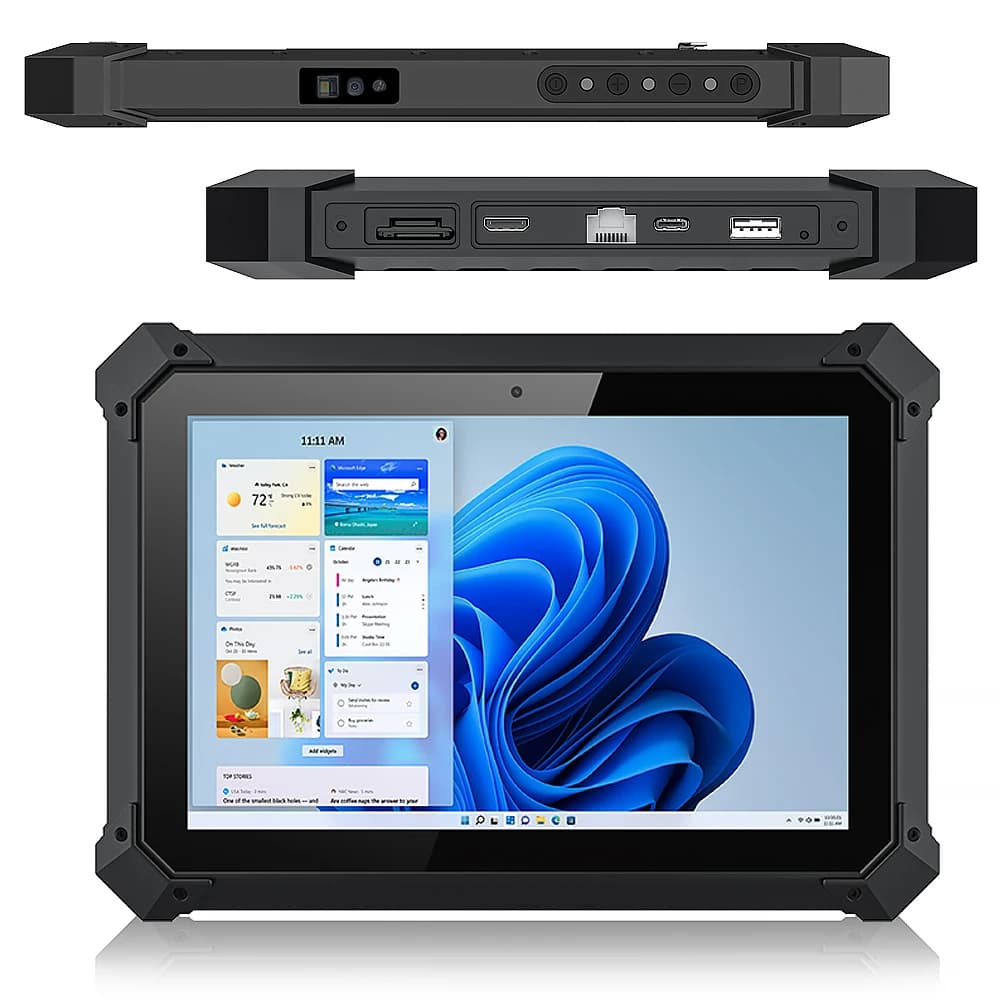MSIndustrial Rugged Windows 10 Tablet 4G Network NFC 10 Inch 8GB RAM 128GB ROM Tablet With Barcode Scanner Windows Tablet PC