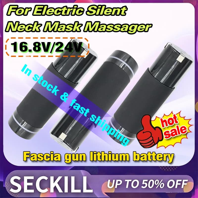 Nuovo Pacco Batteria 16.8V/24V Brushless per Pistola Massaggiante Fasciale, per Massaggiatore Elettrico Silenzioso per Collo e Spalle - Spedizione Veloce