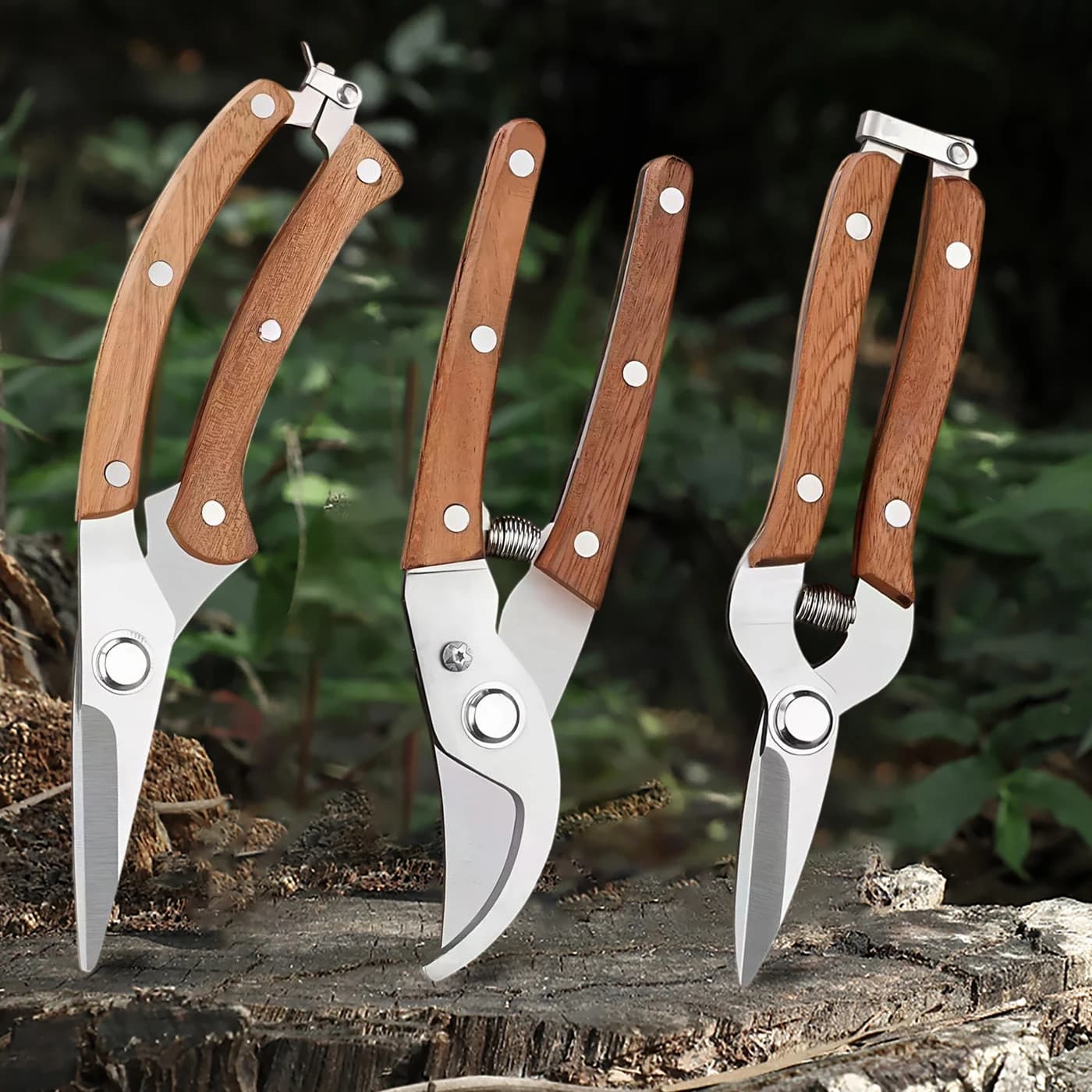 1/3 pieces, gardening shears scissors for branches of garden scissors shears for pruning branches in stainless steel pruning tool