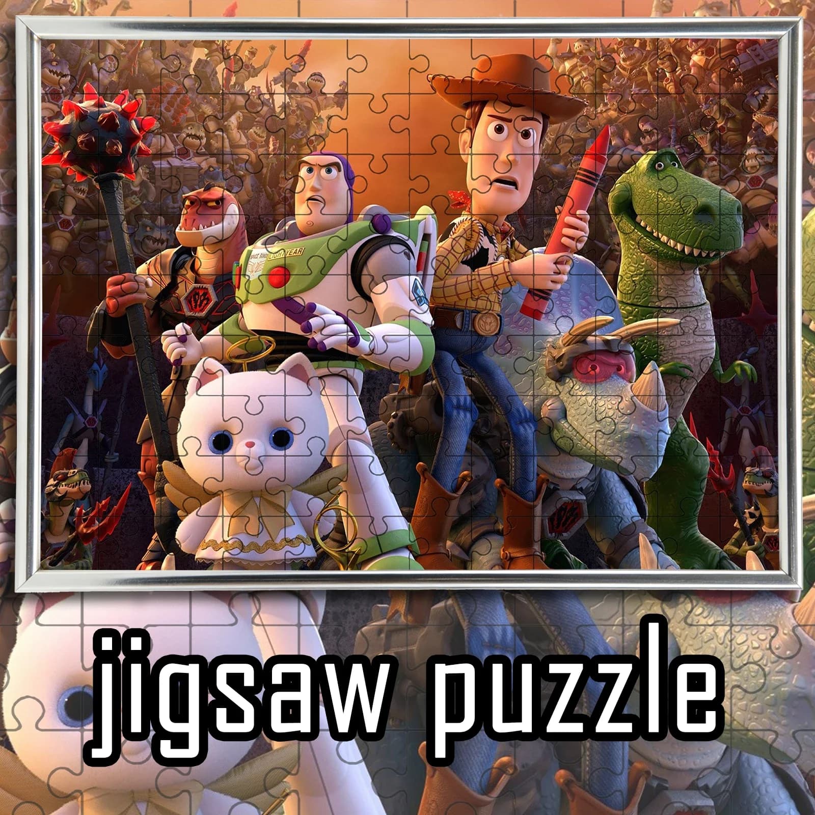 Puzzle Toy Story 108/200/300/500/1000 Pezzi, Rompicapo Intelligente per Regalo di Compleanno Unico con Scatola Colorata