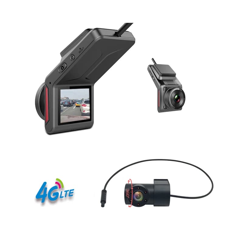 K18 4G Dual Cam HD1080P Car Camera with Live Stream Tracking Mini 4g Android Dashcam Support Card 128G
