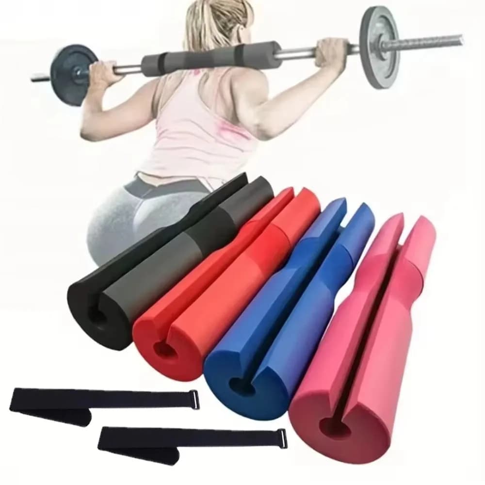 Spallina con bilanciere Ispessito Squat Protezione del collo Glute Bridge Glute Push Bilanciere Borsa morbida Attrezzatura protettiva per allenamento fitness