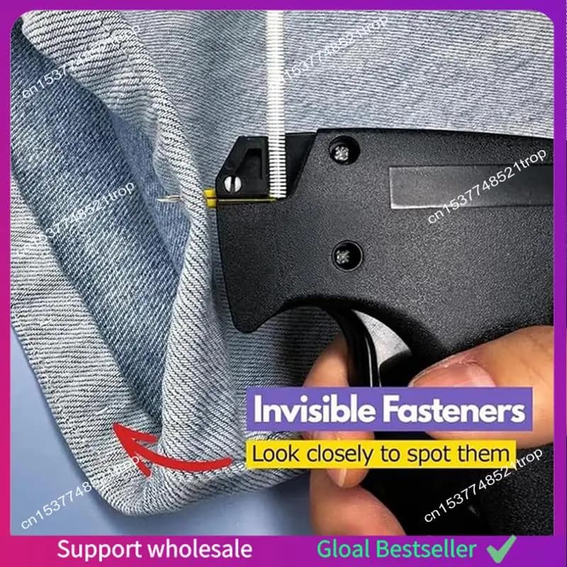 Pistola per etichettatura A38M - Pistola per punti fini per vestiti - Kit di strumenti per avviamento mini punti - Pistola per etichettatura per abbigliamento per cucito rapido