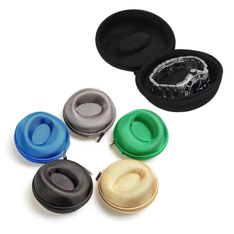 Scatola per orologi universale Scatola per orologi da uomo Scatola per gioielli Scatola per orologi vintage trasparente a griglia singola Scatole regalo di Natale