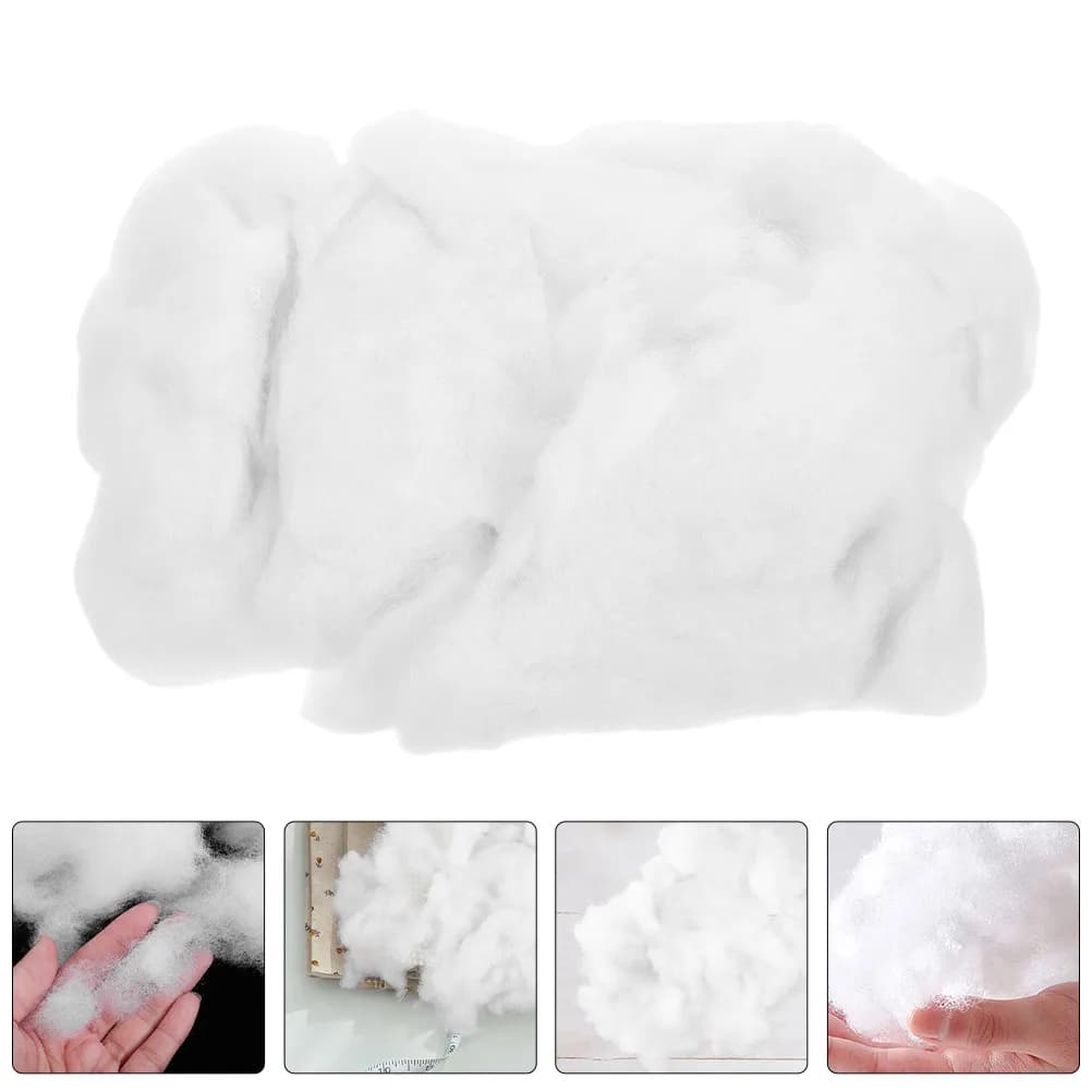 1 Confezione di Fibra Ultra-Morbida Super Assorbente per Cuscini, Artigianato, Trapunte, Imbottiture per Animali di Peluche, Decorazioni per la Cameretta, Effetto Nuvola
