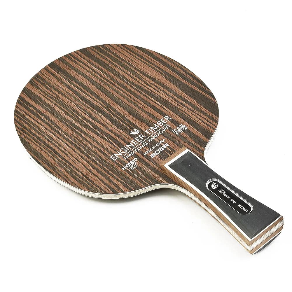 1 pz lama da Ping Pong ebano Dalbergia racchetta da Ping Pong piastra inferiore 5 strati 6.2mm Ping Pong Paddle Board Bat racchetta manici lunghi