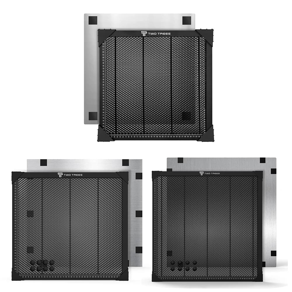 Honeycomb Working Table with Aluminum Plate 400x400/430x400mm/500x500mm Honeycomb Cutting Table for Cutting Engraving