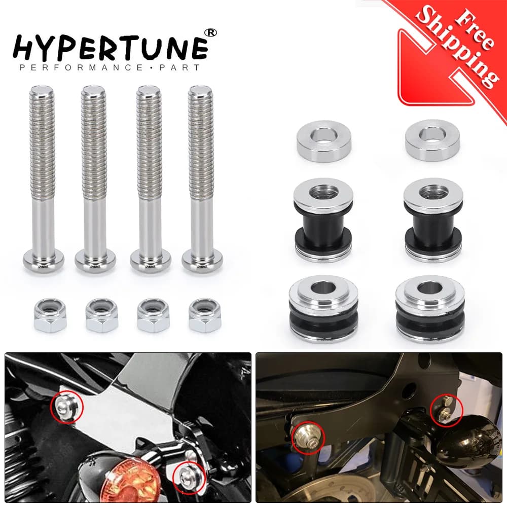 Kit di montaggio hardware di aggancio Sissy Bar staccabile a sgancio rapido per Harley Sportster XL1200 XL883 Forty Eight 2004 - 2018