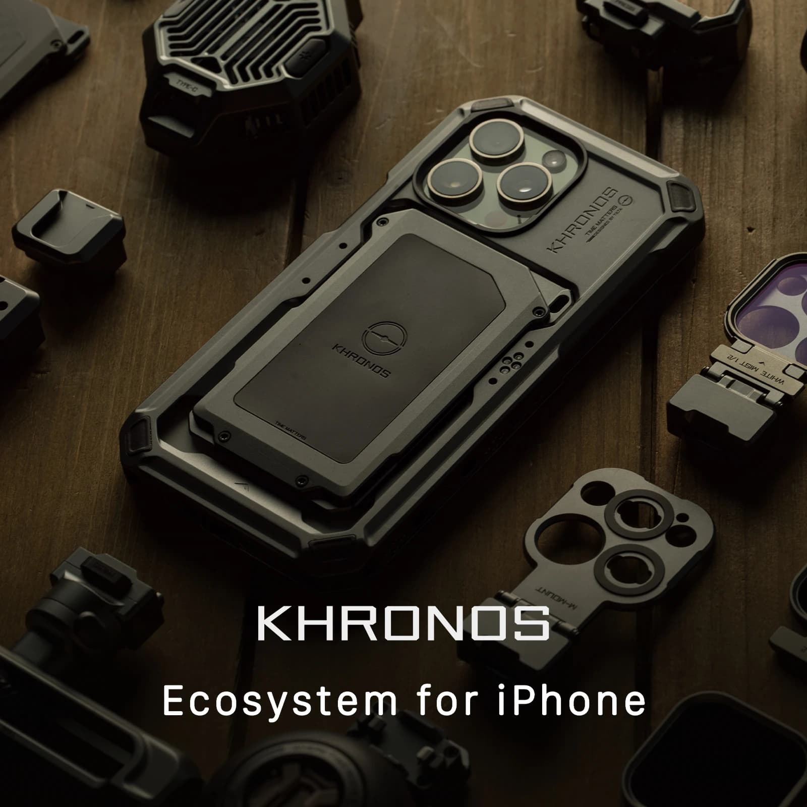 TILTA Khronos Ecosystem PER iPhone 15 Pro/pro max accessori Filtro per telefono con luce di riempimento dal vivo a sgancio rapido