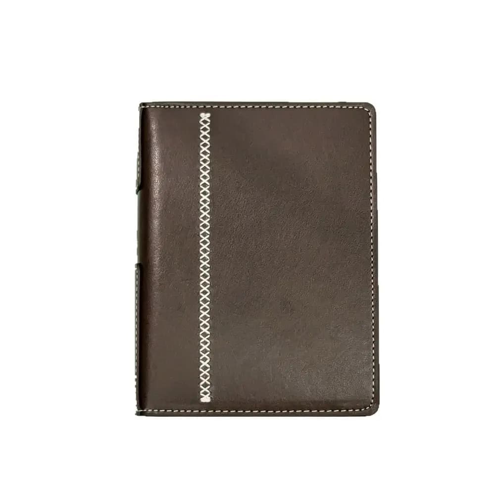 Portable Retro Brown Loose-leaf Notebook PU Leather DIY Scrapbook Travel Journal A7 Diary Book Student Use