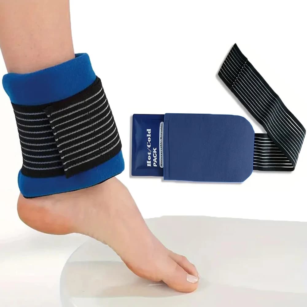 Impacco di ghiaccio con cinturino elastico Impacchi riutilizzabili per terapia calda fredda per lesioni sportive Primo soccorso Ginocchio Schiena Polso Spalla Braccio Sollievo dal dolore