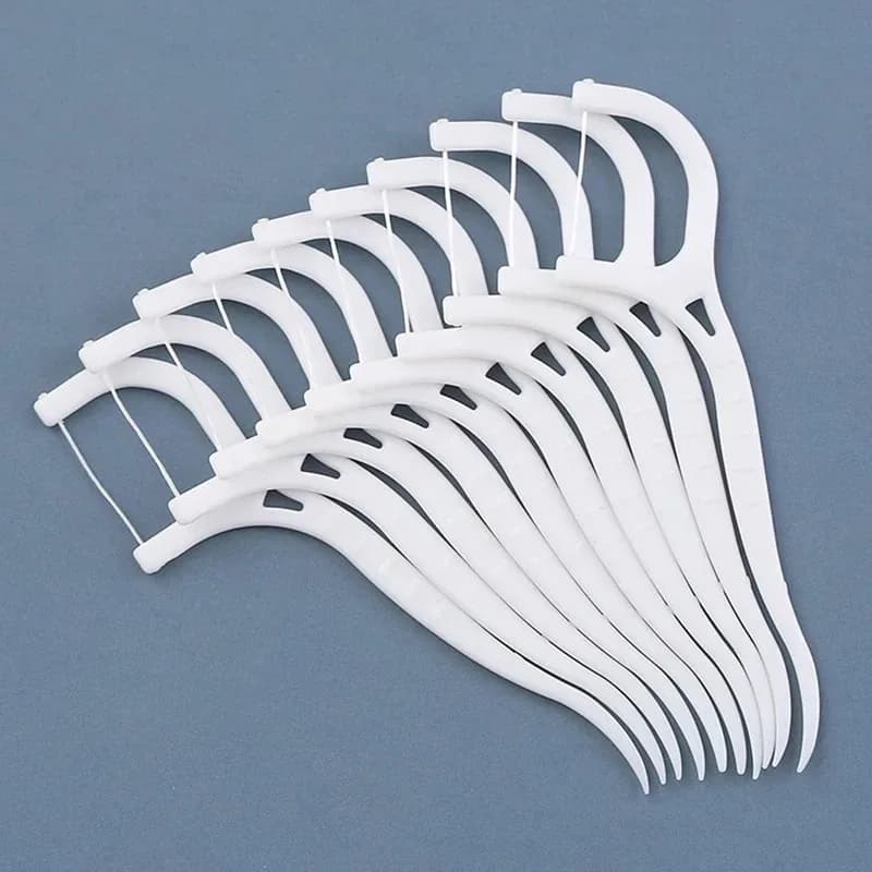 100-800 pcs. Interior Scovolini, Stuzzicadenti con Filo Dentale, Spazzolini Interdentali per la Cleaning dei Denti