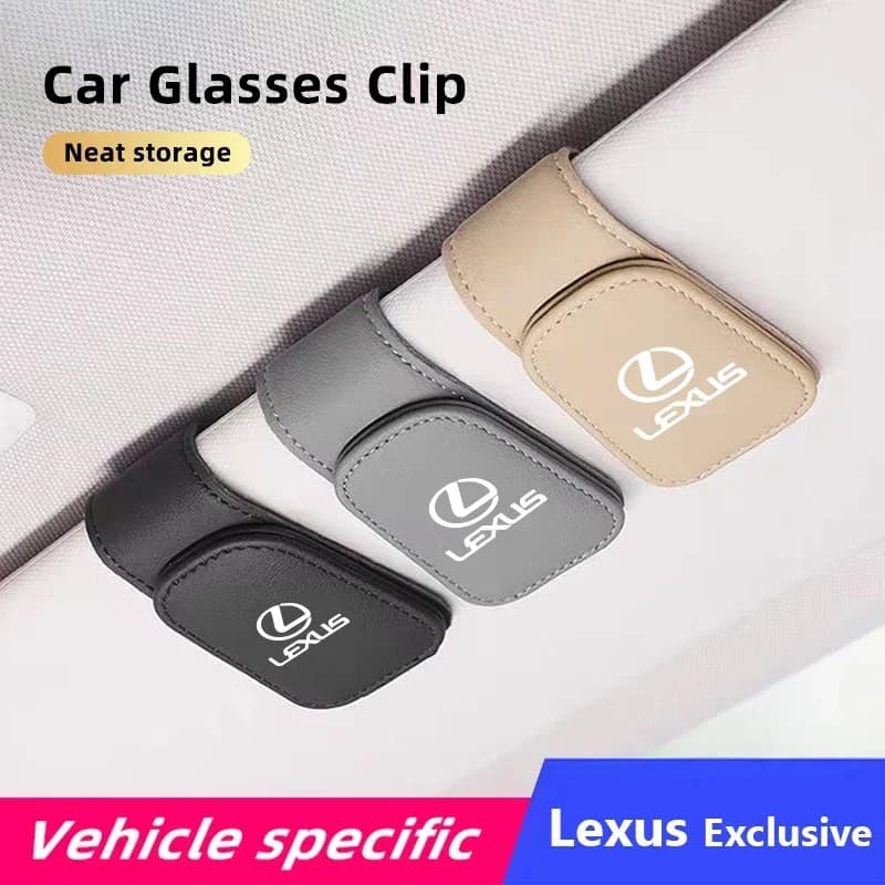 Clip Porta Occhiali per Parasole Auto, Accessori per Lexus LS LC RZ IS350 ES300 GS350 CT200h GX460 LX570 RX500