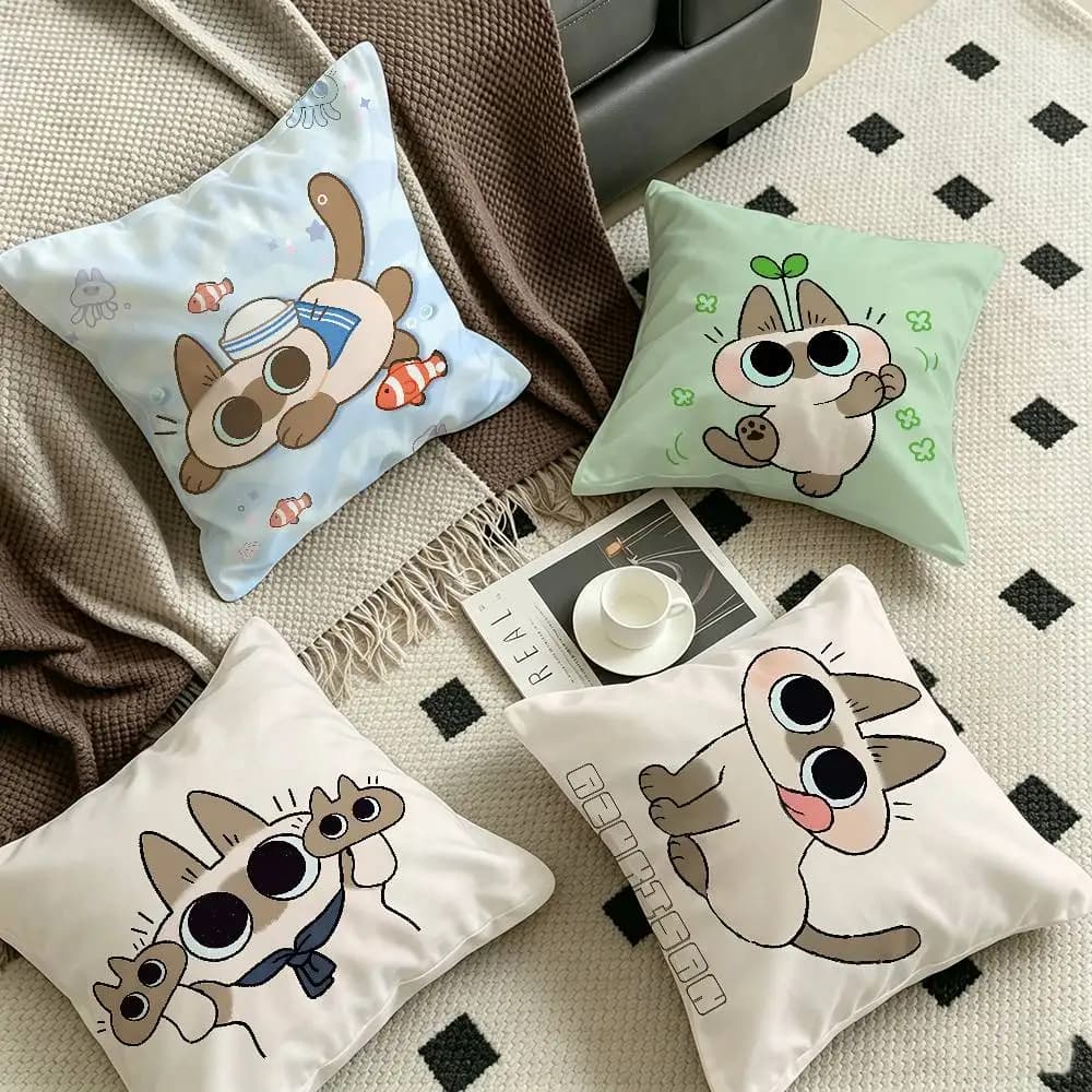 CArtoon Cute N-nobeko X-xiaodouni Cushion Cover Decorative Pillow Sofa Home Decor case pillow cases