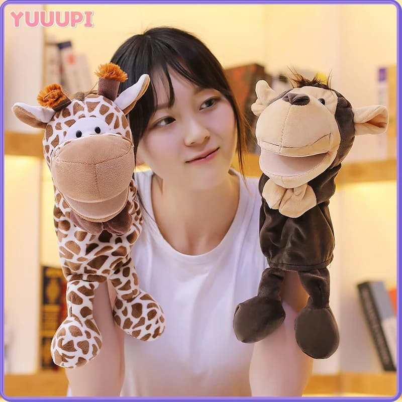24 stili di peluche giocattolo mano morbida favola delle dita burattino bambole Kawaii giocattoli educativi per bambini decorazioni per feste regalo di compleanno per bambini