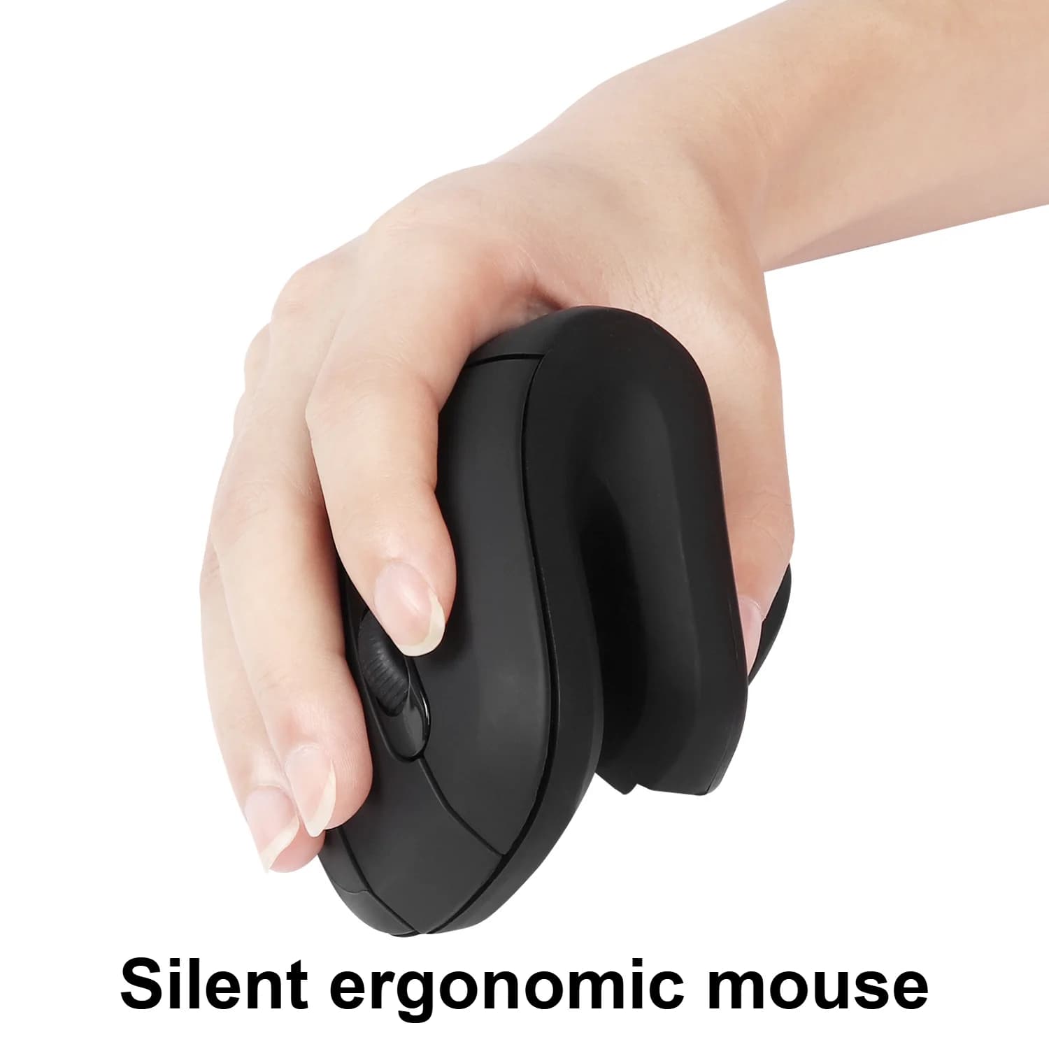 NUOVO Mouse da Gaming Verticale Silenzioso Wireless Ergonomico Ricaricabile Portatile per Mac Laptop PC Computer