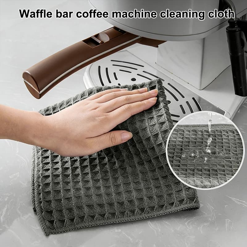 Z.Super Absorbent Barista Bar Towel Coffee Machine Special Rag No Lint Square Towel Cleaning Cloth Coffee Machine Cleaning Towel