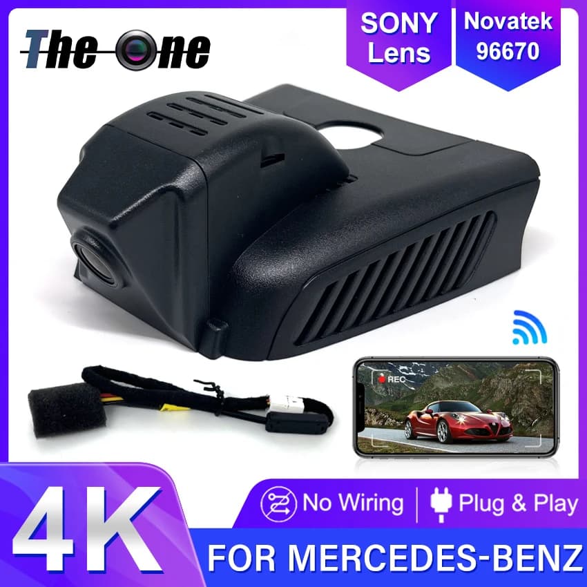 Nuovo! 4K Dashcam Night Vision Car DVR per Mercedes-Benz classe A 180L 200L per MB CLA C118 180 200 19-22 Plug and play Dash Cam