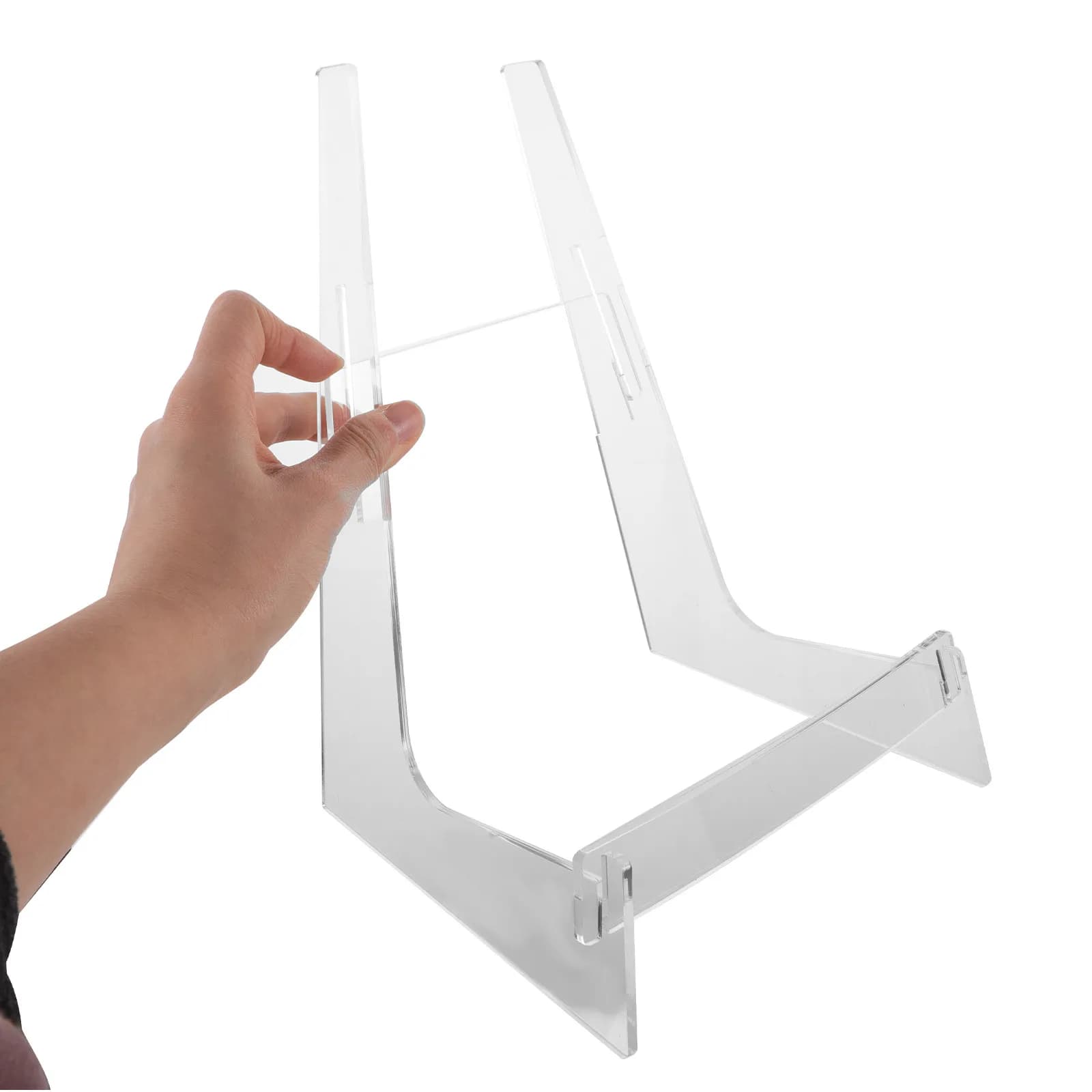 Supporto per Chitarra in Acrilico Trasparente, Espositore da Pavimento per Strumenti, Supporto Rimovibile per Ukulele, Basso, Violino, per Studio Musicale Domestico