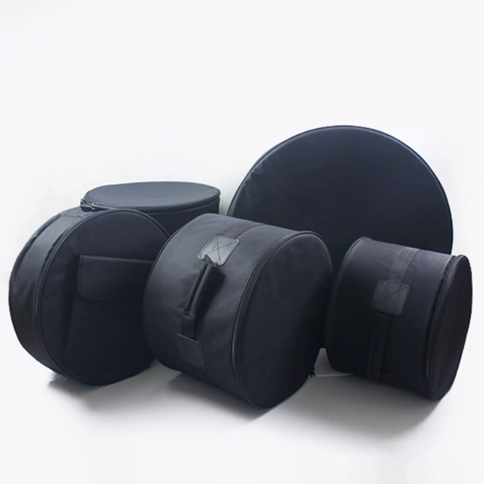 Borsa per batteria Tom da 8-16 pollici Regalo per batterista Imbottitura spessa Custodia protettiva per batteria Custodia da trasporto antipolvere con manico per tamburo Tom da viaggio